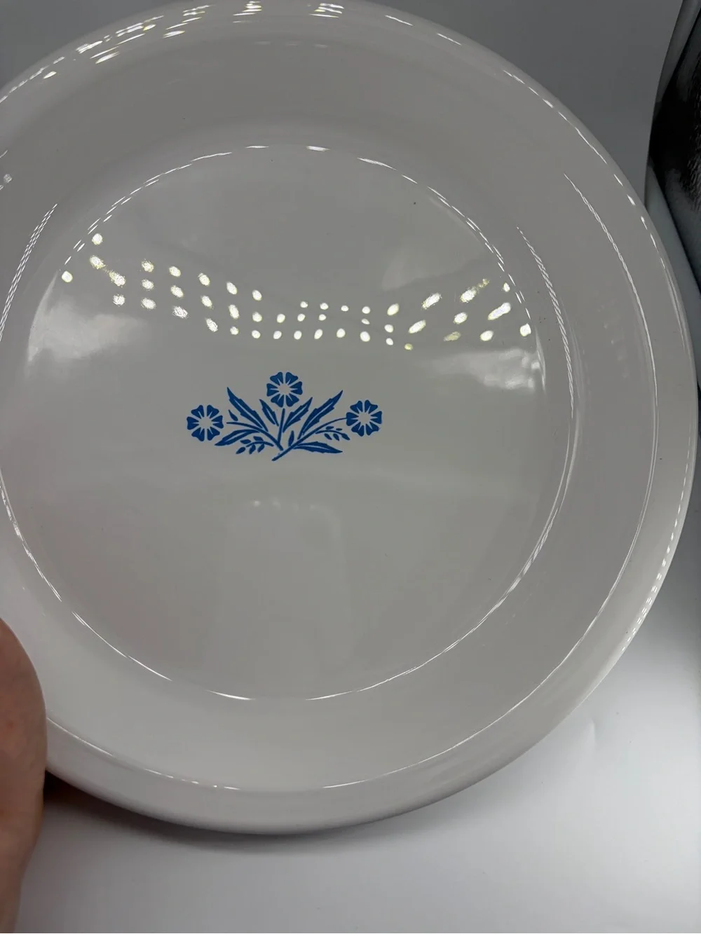 Corningware cornflower P-389 pie pan 9”